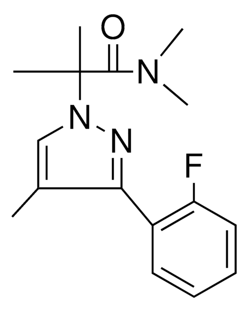 2-[3-(2-fluorophenyl)-4-methyl-1H-pyrazol-1-yl]-N,N,2-trimethylpropanamide AldrichCPR