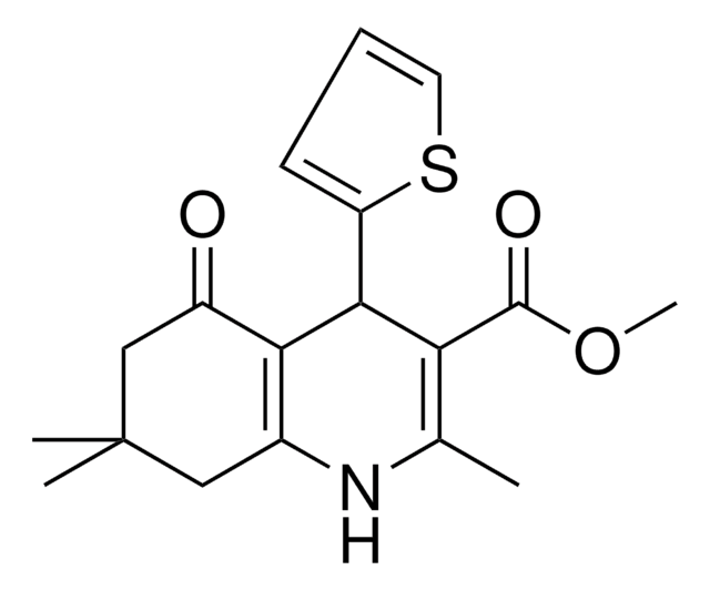 METHYL 2,7,7-TRIMETHYL-5-OXO-4-(2-THIENYL)-1,4,5,6,7,8-HEXAHYDRO-3-QUINOLINECARBOXYLATE AldrichCPR