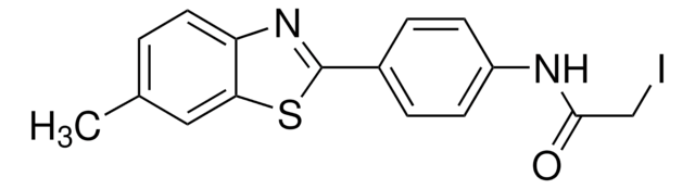 2-[4-(Iodoacetamido)phenyl]-6-methylbenzothiazole suitable for fluorescence, &#8805;90% (TLC)