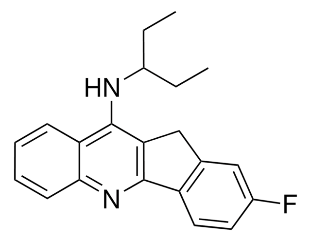 N-(1-ETHYLPROPYL)-2-FLUORO-11H-INDENO(1,2-B)QUINOLIN-10-AMINE AldrichCPR