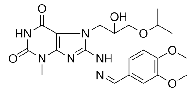 3,4-DIMETHOXYBENZALDEHYDE [7-(2-HYDROXY-3-ISOPROPOXYPROPYL)-3-METHYL-2,6-DIOXO-2,3,6,7-TETRAHYDRO-1H-PURIN-8-YL]HYDRAZONE AldrichCPR