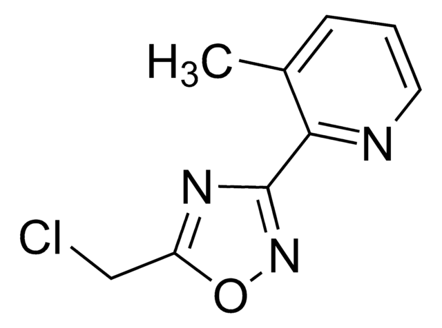 2-(5-Chloromethyl-1,2,4-oxadiazol-3-yl)-3-methylpyridine AldrichCPR