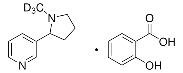 (±)-Nicotine-d3 salicylate salt 98 atom % D