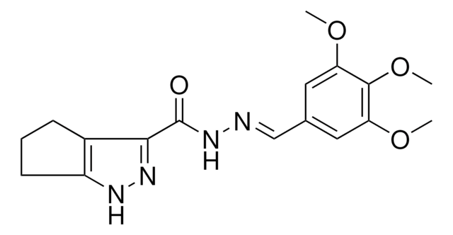 N'-[(E)-(3,4,5-TRIMETHOXYPHENYL)METHYLIDENE]-1,4,5,6-TETRAHYDROCYCLOPENTA[C]PYRAZOLE-3-CARBOHYDRAZIDE AldrichCPR