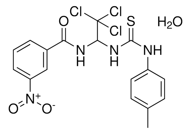 3-NITRO-N-(2,2,2-TRICHLORO-1-((4-TOLUIDINOCARBOTHIOYL)AMINO)ET)BENZAMIDE HYDRATE AldrichCPR