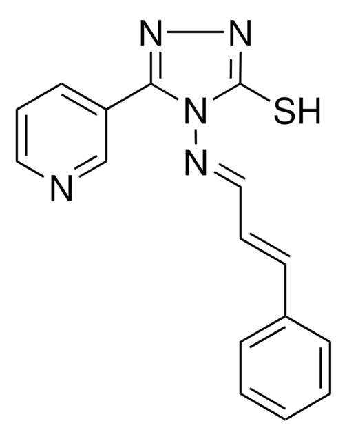 4-((3-PH-2-PROPENYLIDENE)AMINO)5-(3-PYRIDINYL)4H-1,2,4-TRIAZOL-3-YL HYDROSULFIDE AldrichCPR