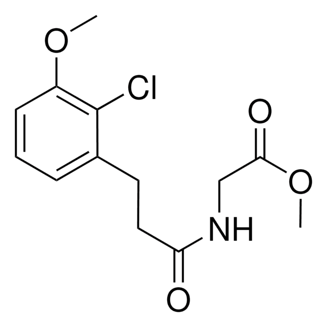 METHYL ((3-(2-CHLORO-3-METHOXYPHENYL)PROPANOYL)AMINO)ACETATE AldrichCPR