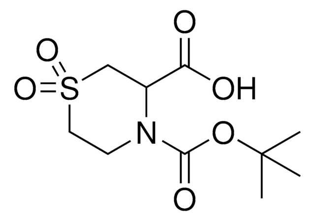 4-(tert-Butoxycarbonyl)thiomorpholine-3-carboxylic acid 1,1-dioxide AldrichCPR