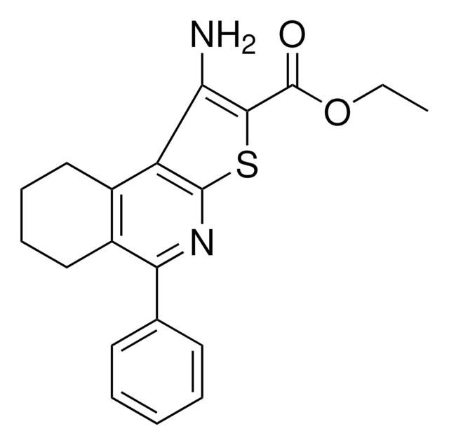 1-AMINO-5-PH-6,7,8,9-4H-THIENO[2,3-C]ISOQUINOLINE-2-CARBOXYLIC ACID ETHYL ESTER AldrichCPR