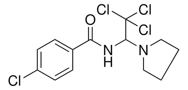 4-CHLORO-N-(2,2,2-TRICHLORO-1-PYRROLIDIN-1-YL-ETHYL)-BENZAMIDE AldrichCPR