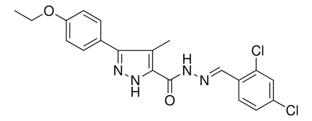 N'-[(E)-(2,4-DICHLOROPHENYL)METHYLIDENE]-3-(4-ETHOXYPHENYL)-4-METHYL-1H-PYRAZOLE-5-CARBOHYDRAZIDE AldrichCPR