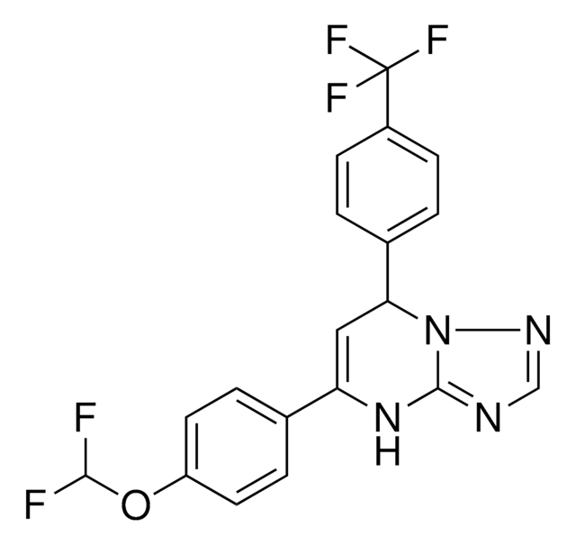 DIFLUOROMETHYL 4-{7-[4-(TRIFLUOROMETHYL)PHENYL]-4,7-DIHYDRO[1,2,4]TRIAZOLO[1,5-A]PYRIMIDIN-5-YL}PHENYL ETHER AldrichCPR