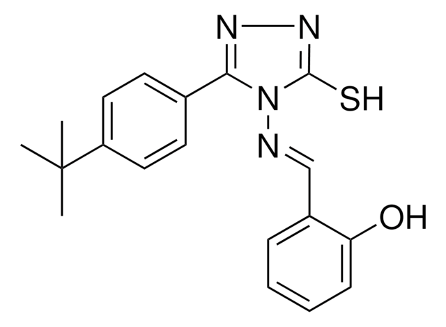 2-(((3-(4-TERT-BUTYLPHENYL)-5-MERCAPTO-4H-1,2,4-TRIAZOL-4-YL)IMINO)METHYL)PHENOL AldrichCPR