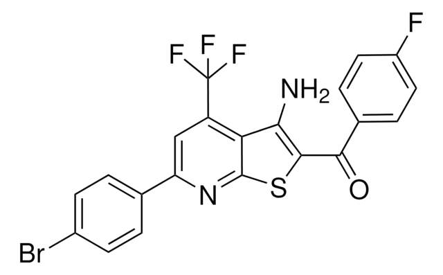 [3-AMINO-6-(4-BROMOPHENYL)-4-(TRIFLUOROMETHYL)THIENO[2,3-B]PYRIDIN-2-YL](4-FLUOROPHENYL)METHANONE AldrichCPR