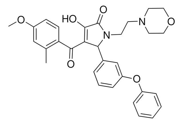 3-HYDROXY-4-(4-METHOXY-2-METHYLBENZOYL)-1-[2-(4-MORPHOLINYL)ETHYL]-5-(3-PHENOXYPHENYL)-1,5-DIHYDRO-2H-PYRROL-2-ONE AldrichCPR