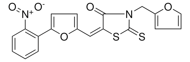 (5E)-3-(2-FURYLMETHYL)-5-{[5-(2-NITROPHENYL)-2-FURYL]METHYLENE}-2-THIOXO-1,3-THIAZOLIDIN-4-ONE AldrichCPR