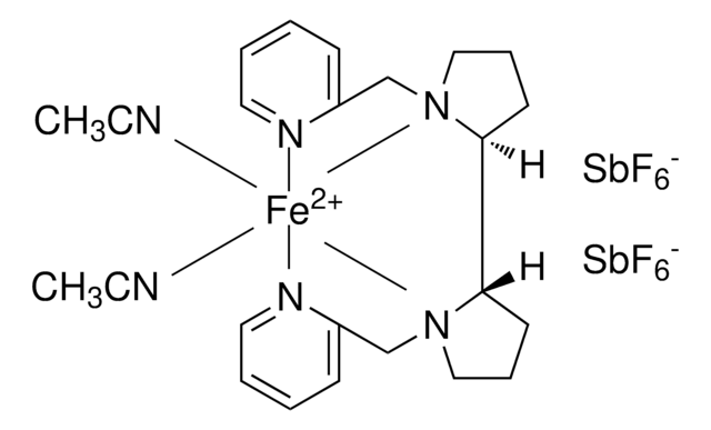 (2S,2&#8242;S-(&#8722;)-[N,N&#8242;-Bis(2-pyridylmethyl)]-2,2&#8242;-bipyrrolidinebis(acetonitrile)iron(II) hexafluoroantimonate