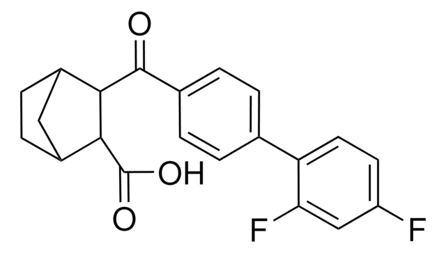 3-((2',4'-DIFLUORO(1,1'-BIPHENYL)-4-YL)CARBONYL)BICYCLO(2.2.1)HEPTANE-2-CARBOXYLIC ACID AldrichCPR