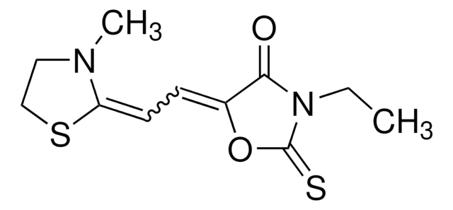 3-Ethyl-5-[(3-methyl-2-thiazolidinylidene)ethylidene]-2-thioxo-4-oxazolidinone 97%