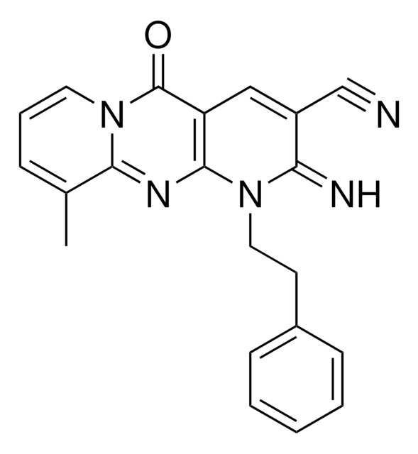 2-IMINO-10-METHYL-5-OXO-1-(2-PHENYLETHYL)-1,5-DIHYDRO-2H-DIPYRIDO[1,2-A:2,3-D]PYRIMIDINE-3-CARBONITRILE AldrichCPR