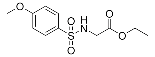 ETHYL (((4-METHOXYPHENYL)SULFONYL)AMINO)ACETATE AldrichCPR