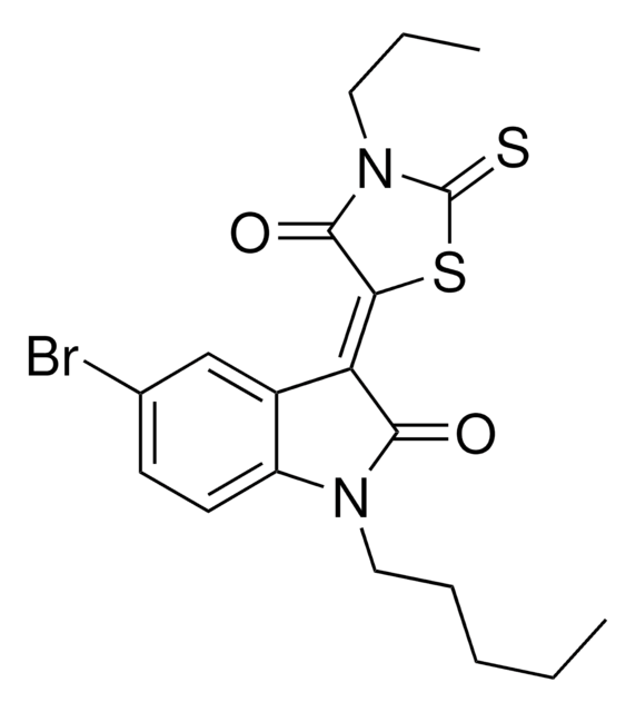 (3Z)-5-BROMO-3-(4-OXO-3-PROPYL-2-THIOXO-1,3-THIAZOLIDIN-5-YLIDENE)-1-PENTYL-1,3-DIHYDRO-2H-INDOL-2-ONE AldrichCPR