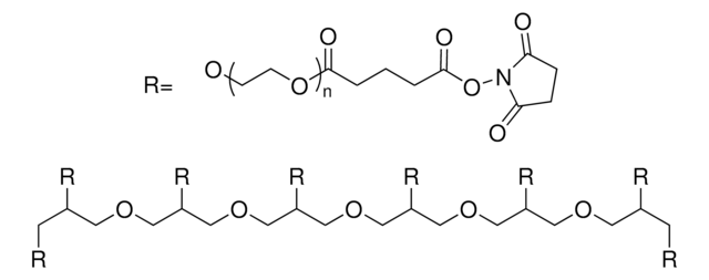 8arm-PEG15K-Succinimidyl Glutarate Hexaglycerol core, average Mn 15000