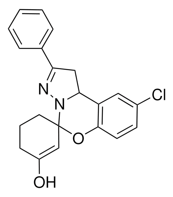 9-CHLORO-2-PHENYL-1,10B-DIHYDROSPIRO[BENZO[E]PYRAZOLO[1,5-C][1,3]OXAZINE-5,1'-CYCLOHEX[2]EN]-3'-OL AldrichCPR