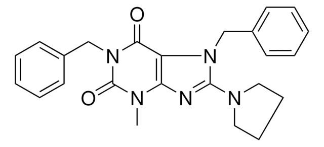 1,7-DIBENZYL-3-METHYL-8-(1-PYRROLIDINYL)-3,7-DIHYDRO-1H-PURINE-2,6-DIONE AldrichCPR