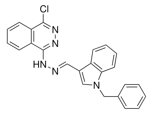 1-BENZYL-1H-INDOLE-3-CARBALDEHYDE (4-CHLORO-1-PHTHALAZINYL)HYDRAZONE AldrichCPR