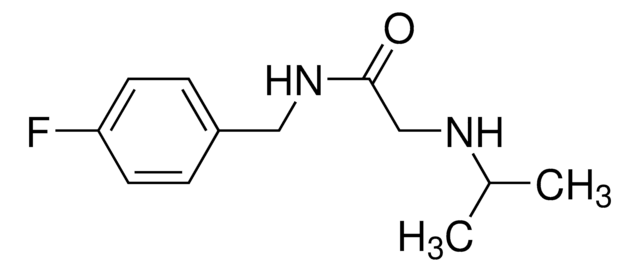 N-(4-Fluorobenzyl)-2-(isopropylamino)acetamide AldrichCPR