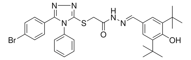 2-{[5-(4-BROMOPHENYL)-4-PHENYL-4H-1,2,4-TRIAZOL-3-YL]SULFANYL}-N'-[(E ...