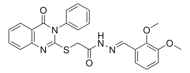 N'-[(E)-(2,3-DIMETHOXYPHENYL)METHYLIDENE]-2-[(4-OXO-3-PHENYL-3,4-DIHYDRO-2-QUINAZOLINYL)SULFANYL]ACETOHYDRAZIDE AldrichCPR