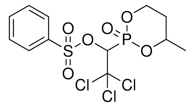 2,2,2-TRICHLORO-1-(4-METHYL-2-OXIDO-1,3,2-DIOXAPHOSPHINAN-2-YL)ETHYL BENZENESULFONATE AldrichCPR