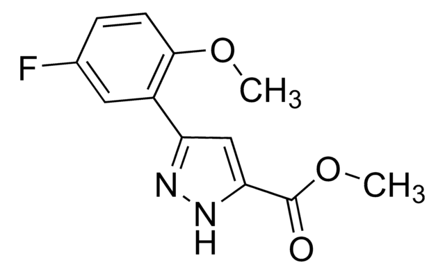 Methyl 3-(5-fluoro-2-methoxyphenyl)-1H-pyrazole-5-carboxylate AldrichCPR