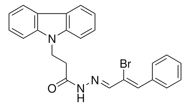 N'-(2-BROMO-3-PHENYL-2-PROPENYLIDENE)-3-(9H-CARBAZOL-9-YL)PROPANOHYDRAZIDE AldrichCPR