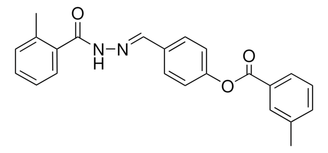 4-(2-(2-METHYLBENZOYL)CARBOHYDRAZONOYL)PHENYL 3-METHYLBENZOATE AldrichCPR