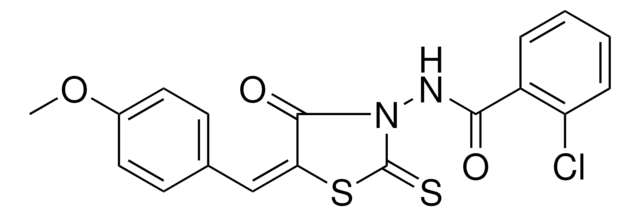 2-CHLORO-N-(5-(4-METHOXY-BENZYLIDENE)-4-OXO-2-THIOXO-THIAZOLIDIN-3-YL)-BENZAMIDE AldrichCPR