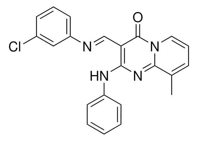 2-ANILINO-3-(((3-CHLOROPHENYL)IMINO)ME)-9-METHYL-4H-PYRIDO(1,2-A)PYRIMIDIN-4-ONE AldrichCPR