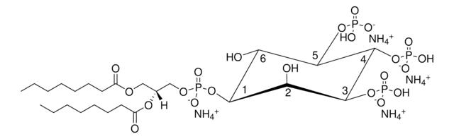 08:0 PI(3,4,5)P3 1,2-dioctanoyl-sn-glycero-3-phospho-(1&#8242;-myo-inositol-3&#8242;,4&#8242;,5&#8242;-trisphosphate) (ammonium salt), powder