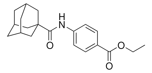 4-((ADAMANTANE-1-CARBONYL)-AMINO)-BENZOIC ACID ETHYL ESTER AldrichCPR