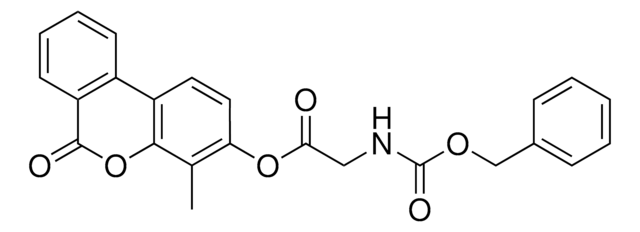 BENZYLOXYCARBONYLAMINO-ACETIC ACID 4-METHYL-6-OXO-6H-BENZO(C)CHROMEN-3-YL ESTER AldrichCPR