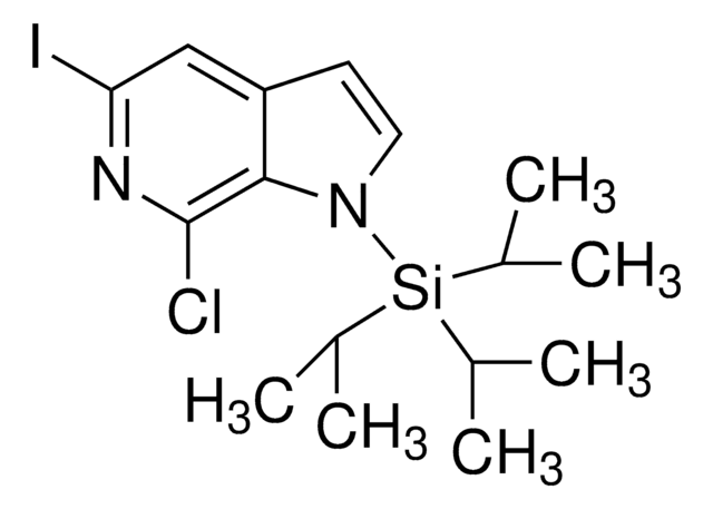 7-Chloro-5-iodo-1-(triisopropylsilyl)-1H-pyrrolo[2,3-c]pyridine AldrichCPR