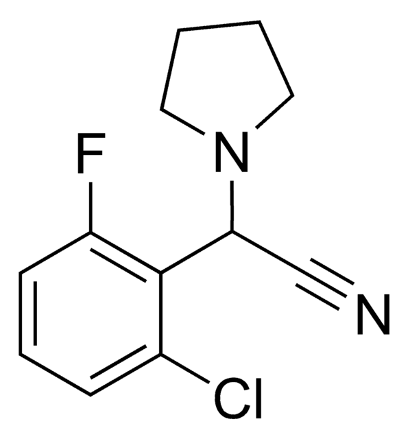 (2-Chloro-6-fluorophenyl)(1-pyrrolidinyl)acetonitrile AldrichCPR