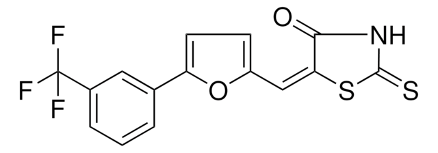 2-THIOXO-5-((5-(3-(TRIFLUOROMETHYL)PH)-2-FURYL)METHYLENE)-1,3-THIAZOLIDIN-4-ONE AldrichCPR