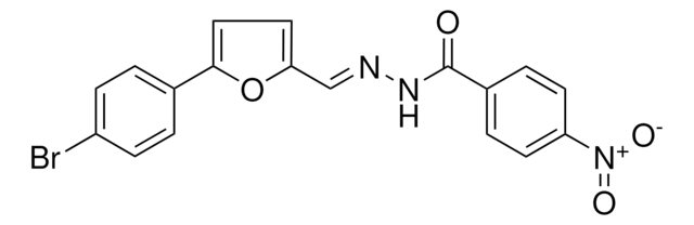 4-nitro-benzoic Acid (5-(4-bromo-phenyl)-furan-2-ylmethylene)-hydrazide 