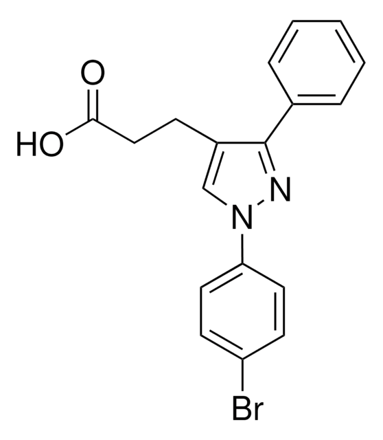 1-(4-Bromophenyl)-3-phenylpyrazole-4-propionic acid 97%