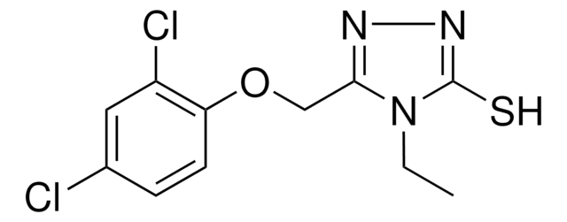 5-((2,4-DICHLOROPHENOXY)METHYL)-4-ETHYL-4H-1,2,4-TRIAZOLE-3-THIOL AldrichCPR