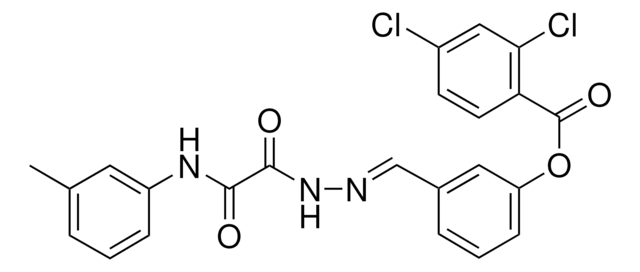 3-(2-(OXO(3-TOLUIDINO)ACETYL)CARBOHYDRAZONOYL)PHENYL 2,4-DICHLOROBENZOATE AldrichCPR