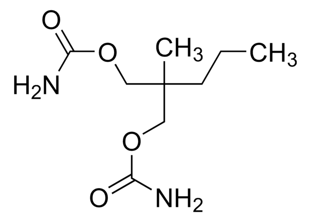 Meprobamate solution 1.0&#160;mg/mL in methanol, ampule of 1&#160;mL, certified reference material, Cerilliant&#174;